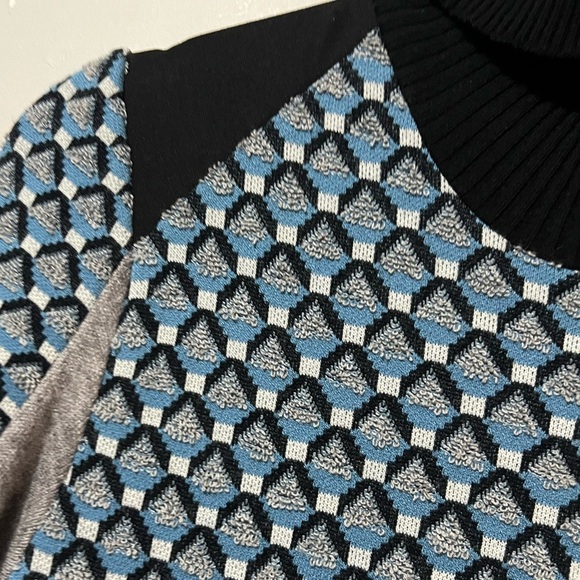 Tricot Chic Sweater Dress Size 6 Turtleneck Made In Italy Modest Old Money Knit - Picture 4 of 7